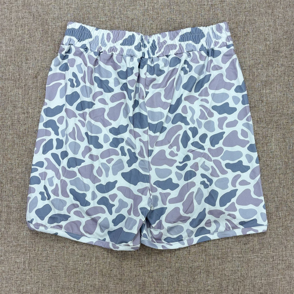 Mommy and Me Old School Camouflage Shorts