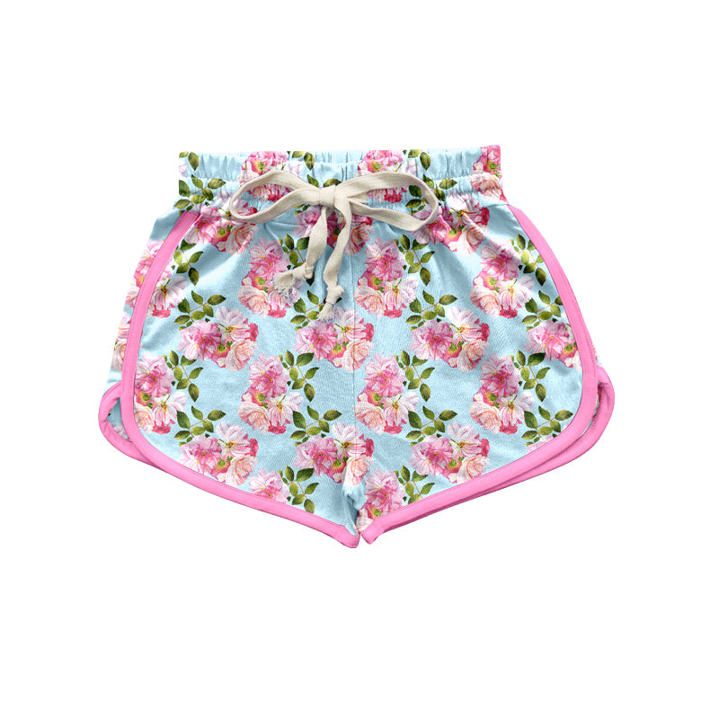 Mommy and Me Hot Pink Flower Shorts Preorder