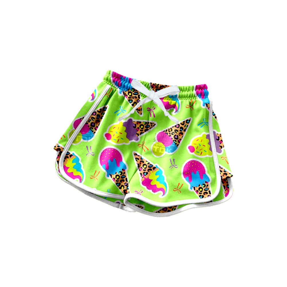 SS0607 Baby Girls Active Wear ice-cream Yoga Shorts Preorder