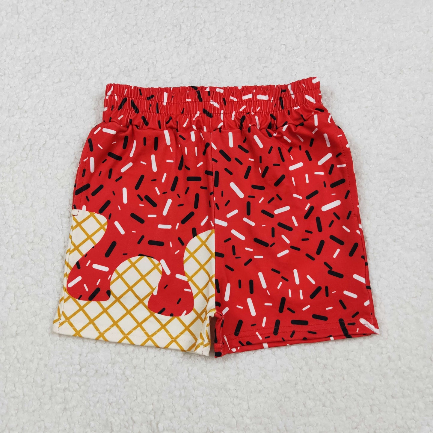 Sibling Baby Boys Ice Cream Drip Pocket Shorts