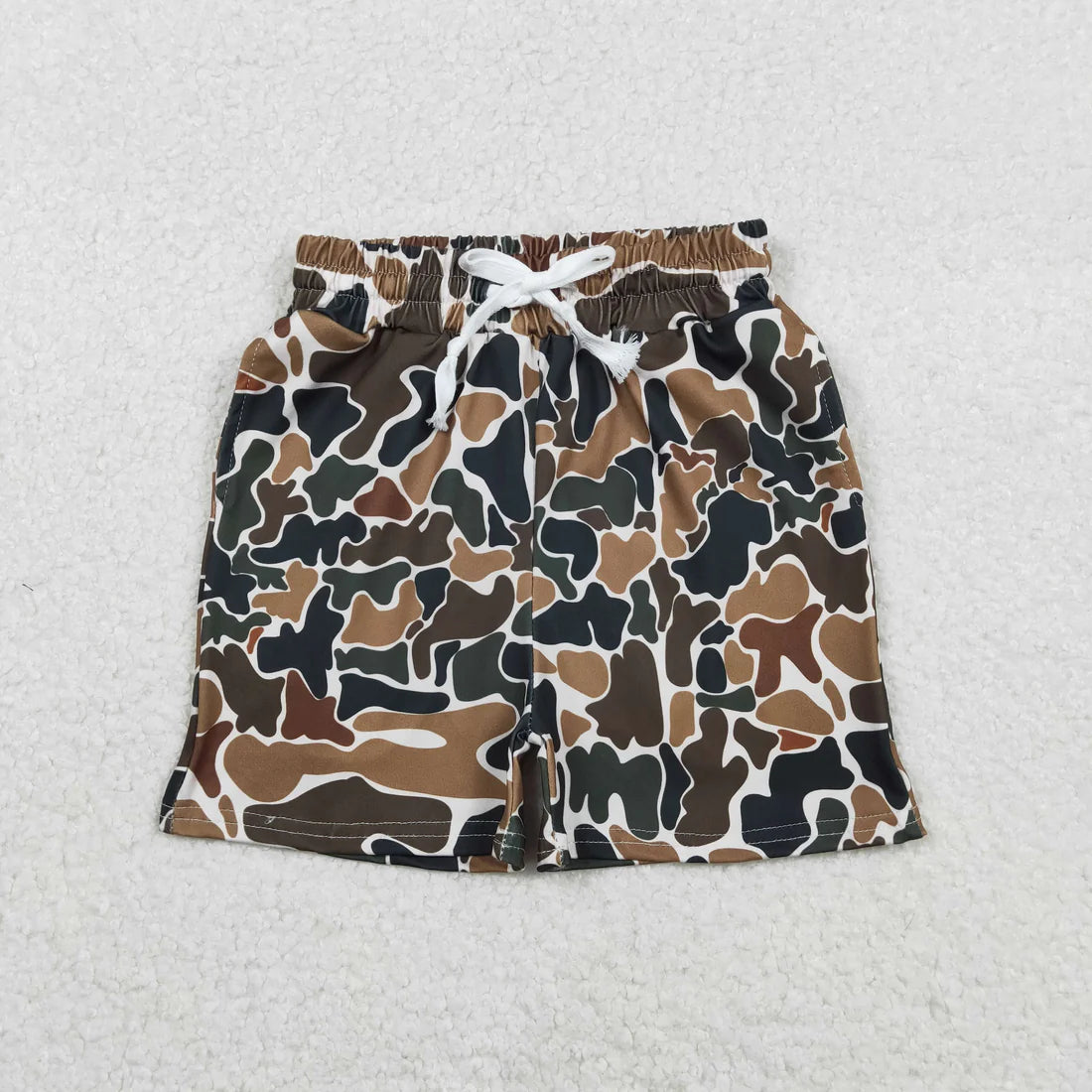 Sibling Baby Boys Camo Pockets Hunting Shorts Bottom