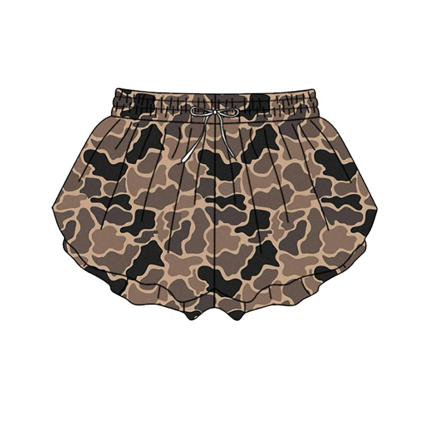 SS0767 Baby Girls Brown Camo Active Skirt Preorder
