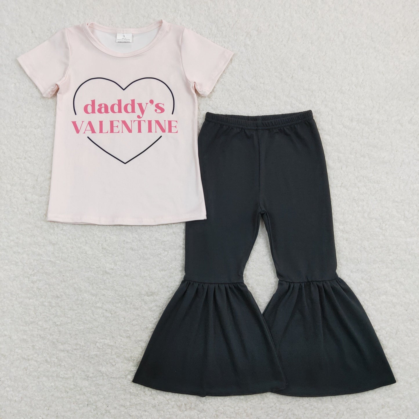 Baby Girls Daddy's Valentine's Day Set