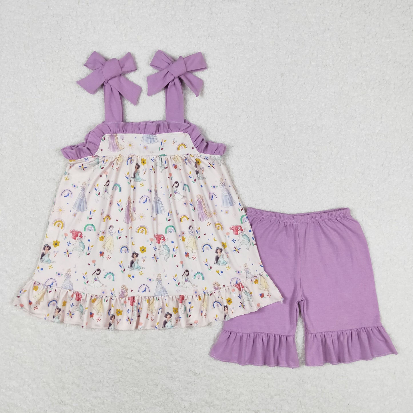 Baby Girls Princess Tunic Top Shorts Set