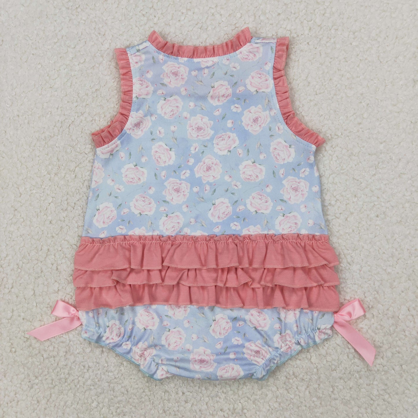 Little Sister Floral Bubble Romper