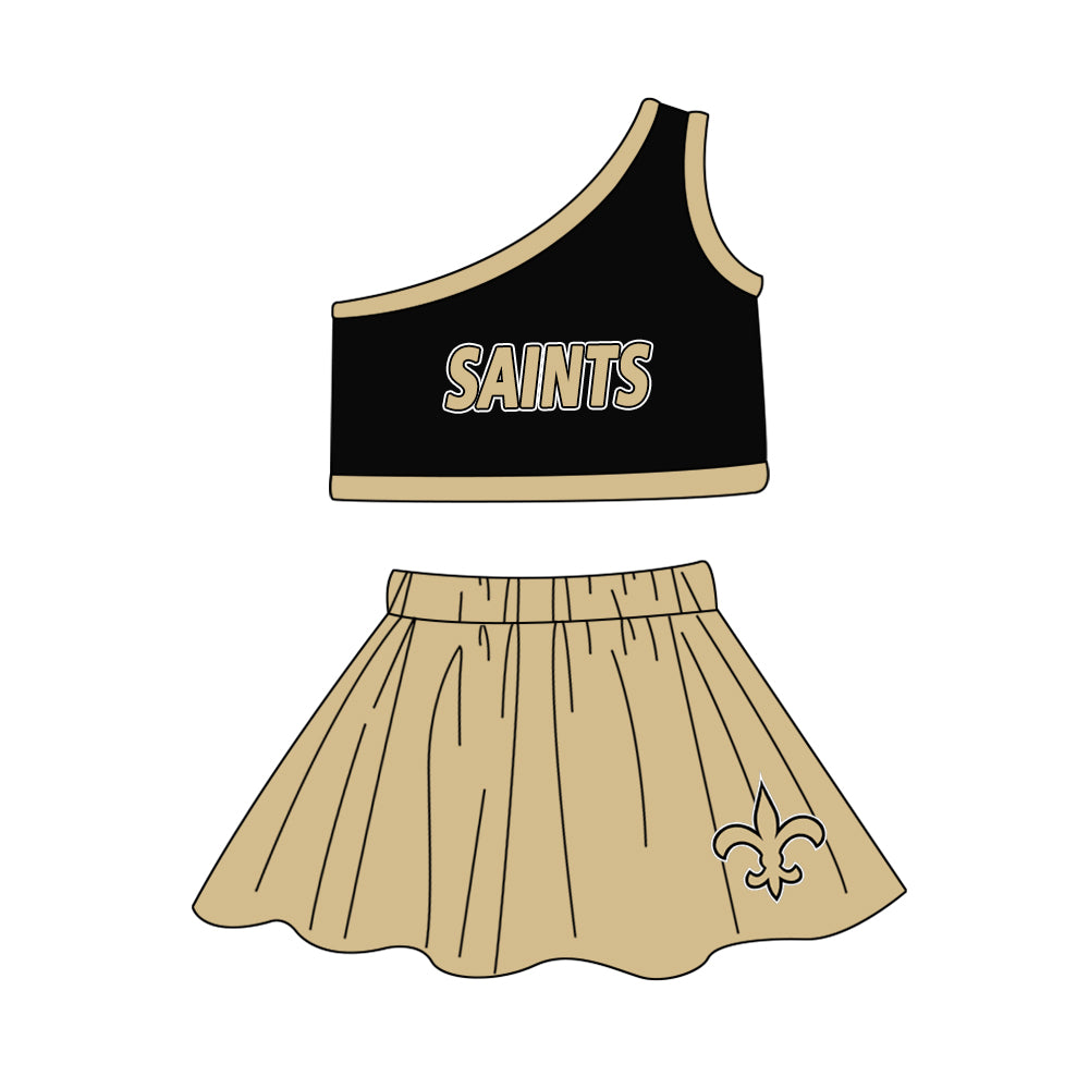 Sport Team Saints Girls Skirt Set ,Deadline Time : 30th July