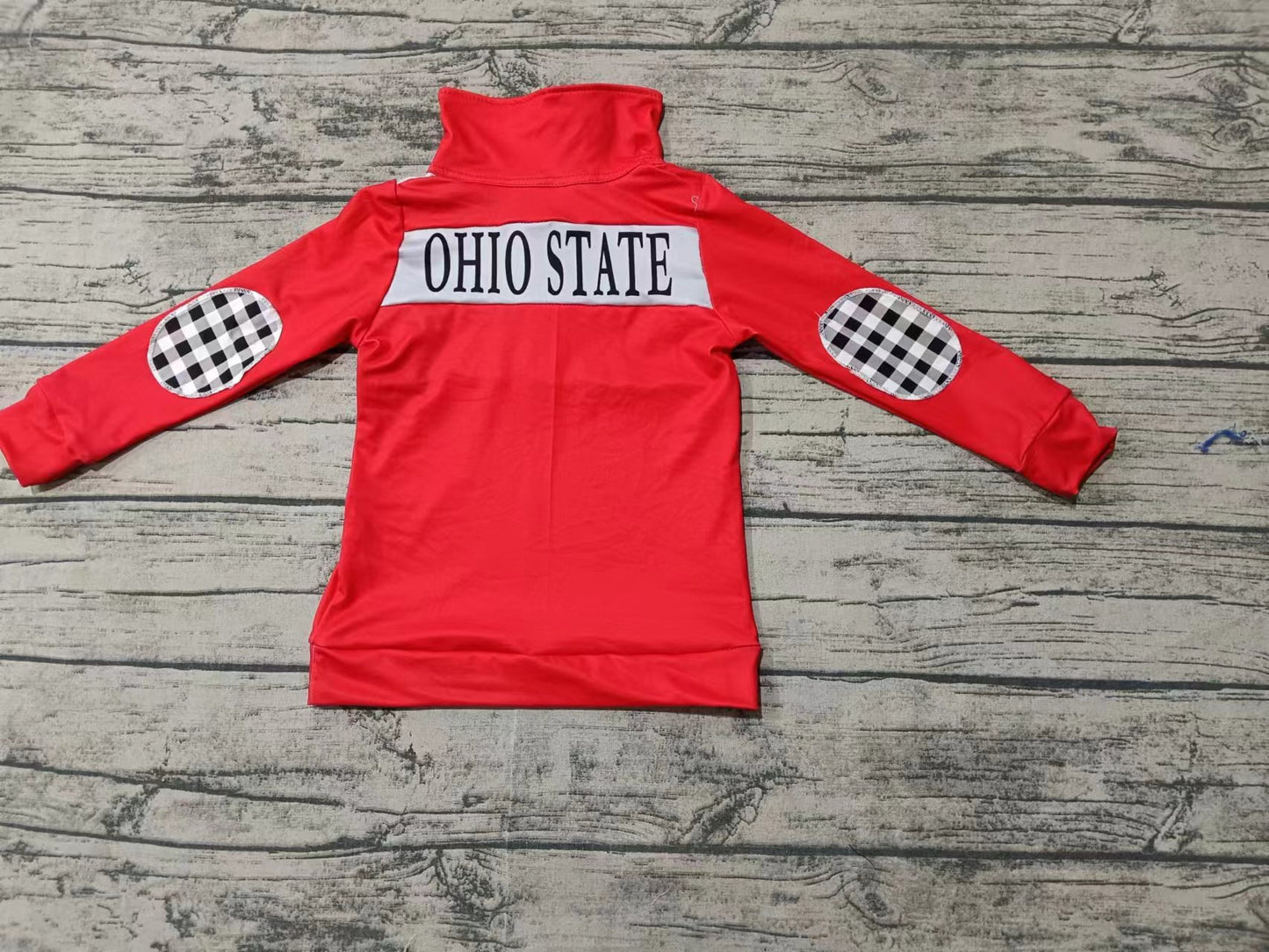 Baby Boys Sport Team Ohio State Long Sleeve Pullover Top 5 MOQ Preorder