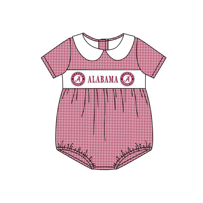 Baby Boys Football Team Alabama Romper 3 MOQ