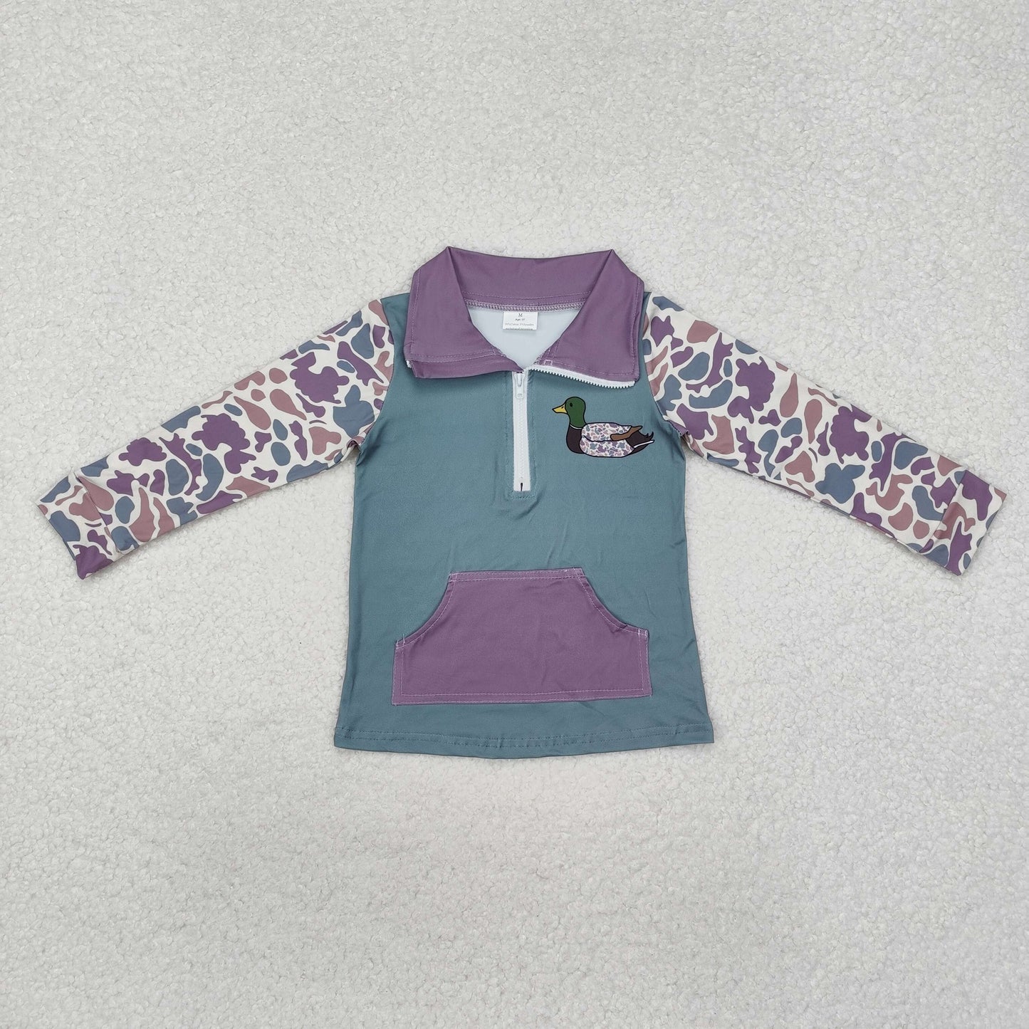 Sibling Baby Boys Camo Long Sleeve Pullover Top Group