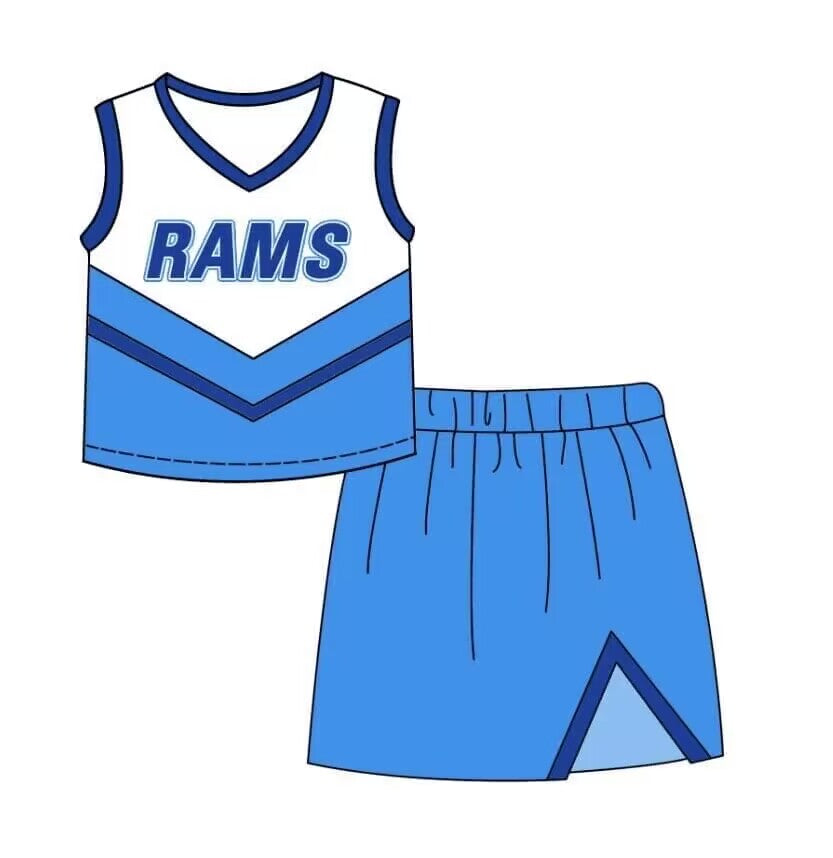 Rams Sport Team Girls Skirt Set Dealine Time : 5th Aug