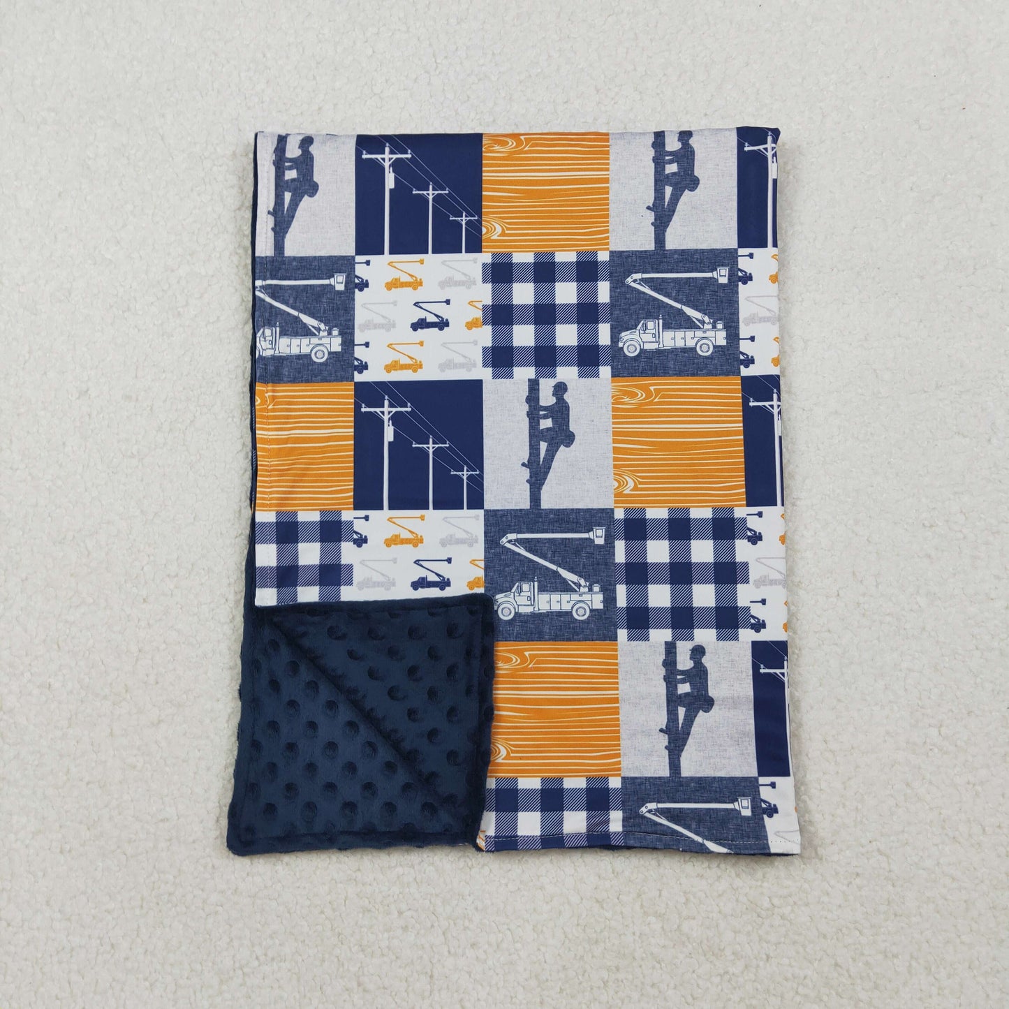BL0075 Baby Boys Line Men Blanket