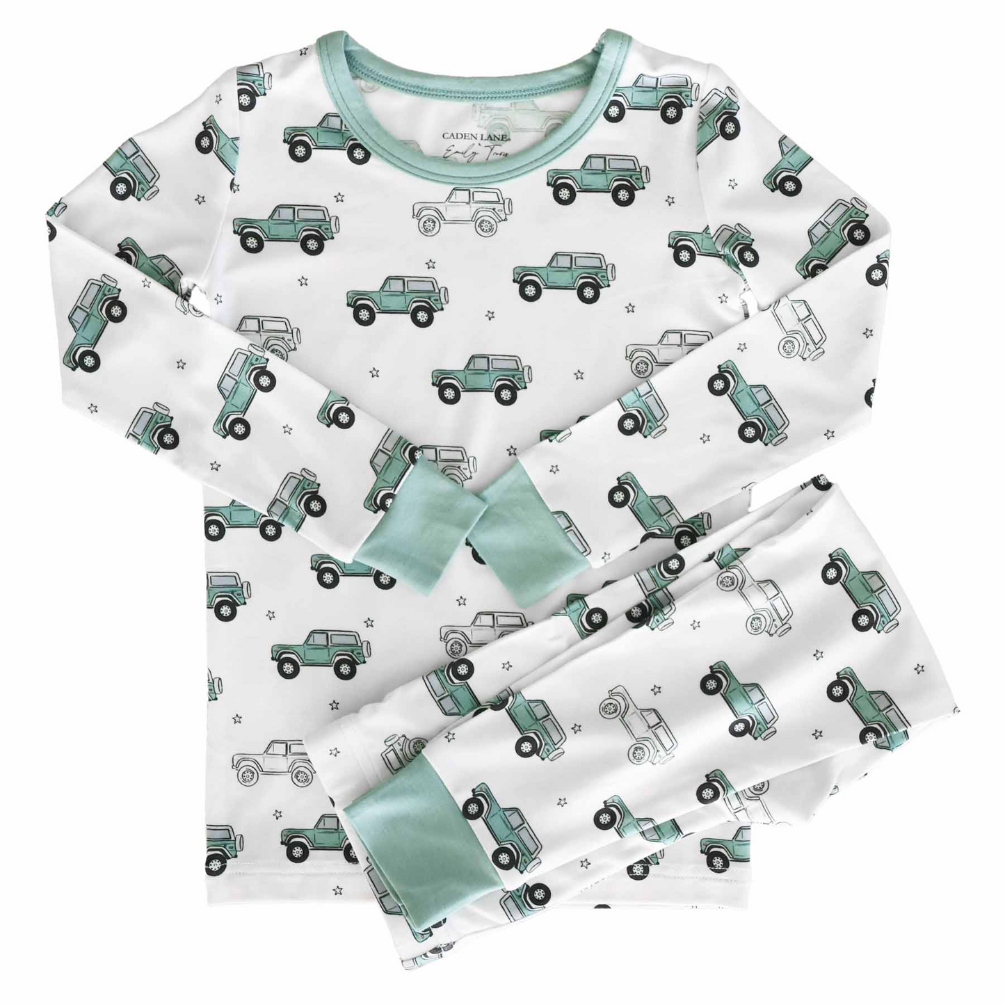 (3MOQ) Baby Boys Vintage Cruiser Two Pieces Pajama Set Preorder