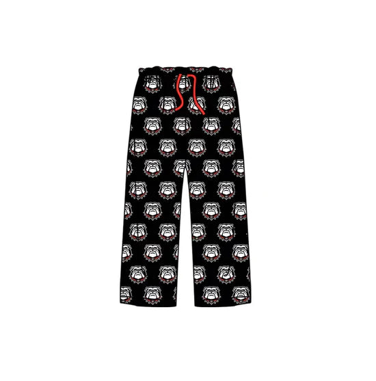 Georgia bulldogs adult pant team black long pant 3 MOQ