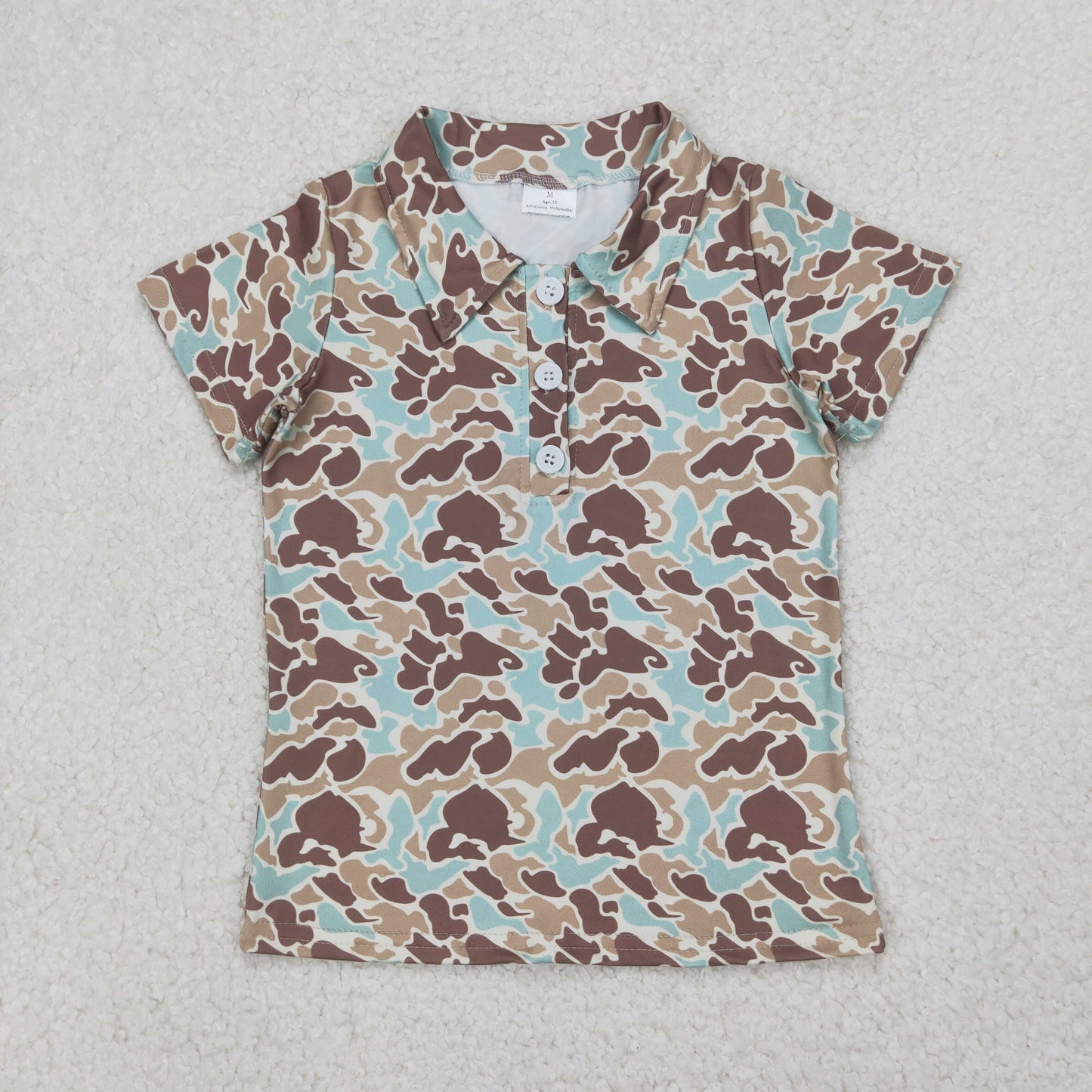 Baby Boys Summer Camo T-shirt Polo Top