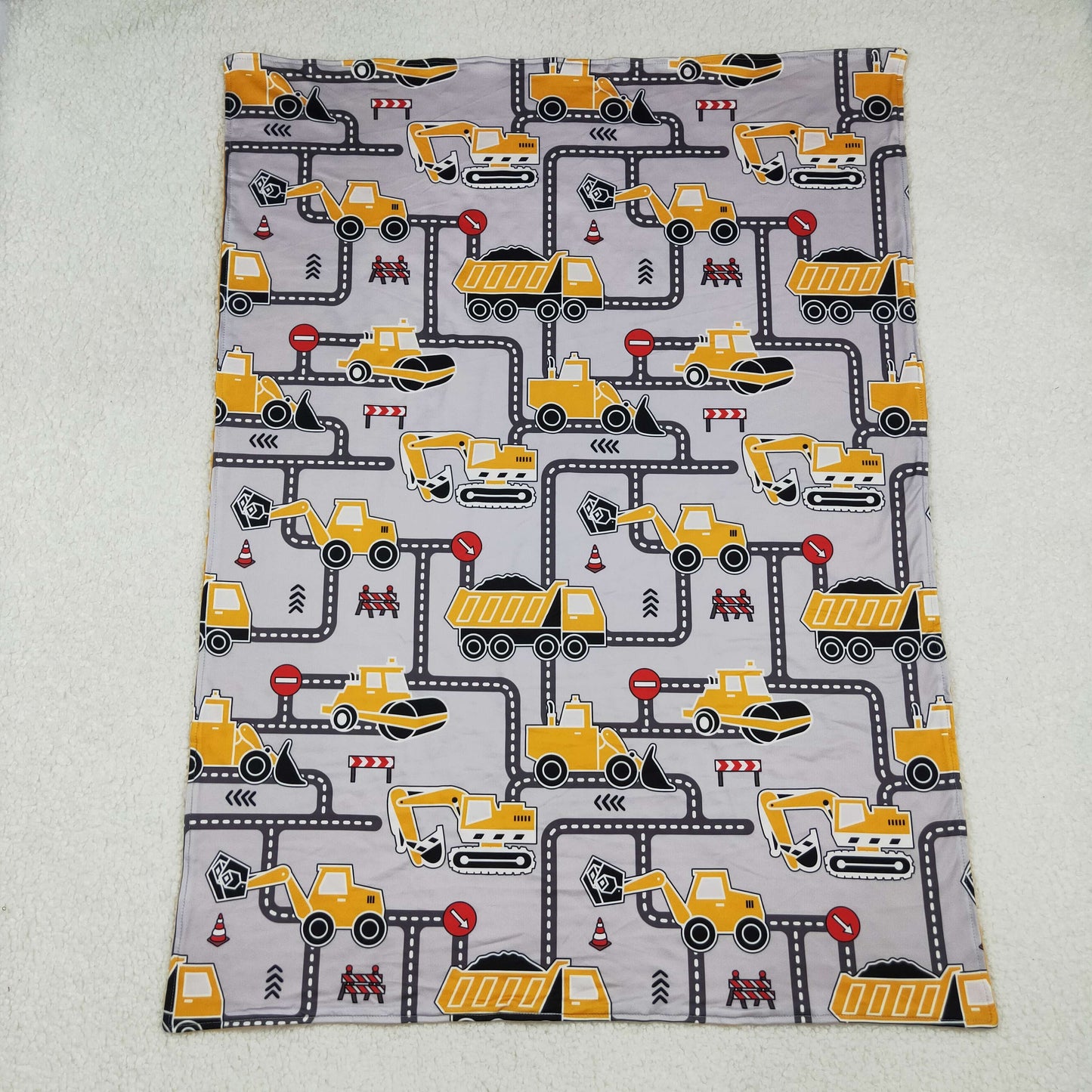 BL0199 Baby Boys Howdy Construction Blanket