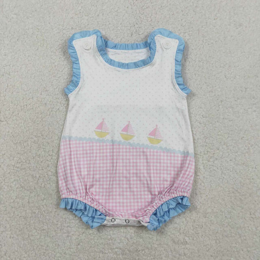 SR3755 Baby girls boat romper