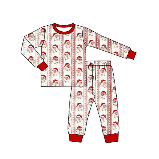 Split Preorder August 14th Baby Boys christmas santa pajama set