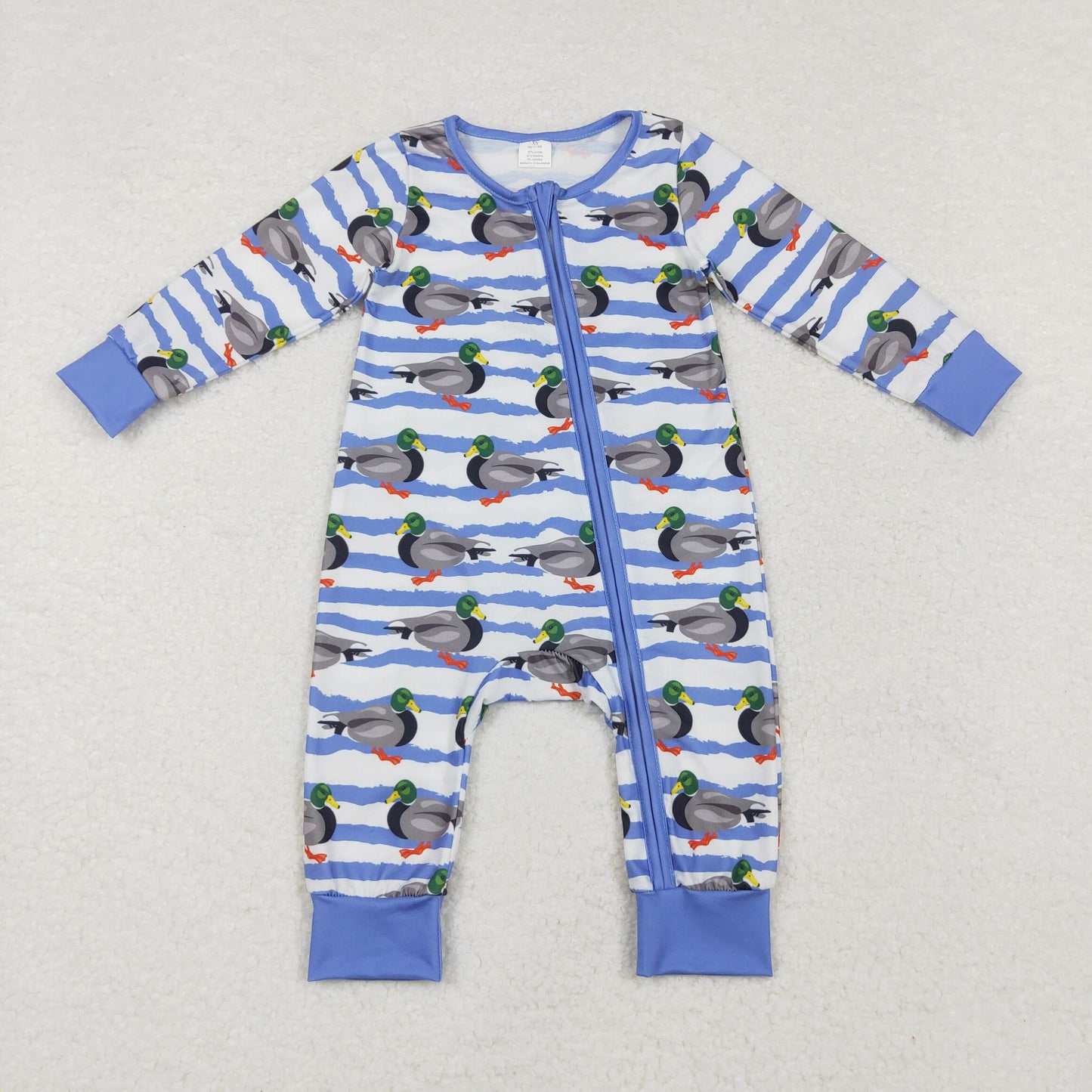 Newborn Baby Boys Mallard Duck Romper