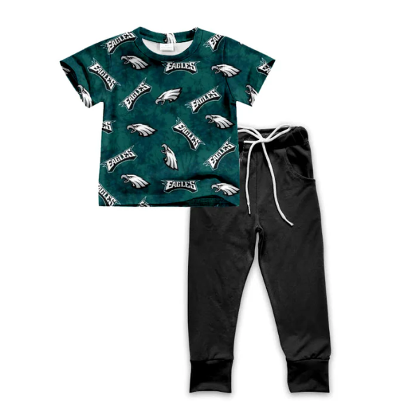 Baby Boys Sport Team Short Sleeve Top Pants Set Deadline :16 July