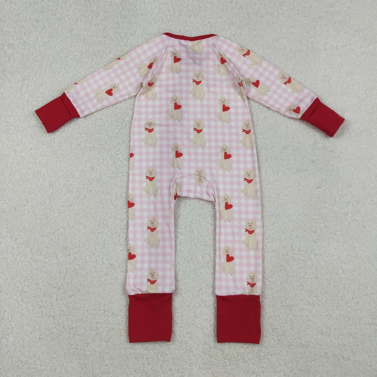 Mommy and Me Valentine's Day Dog Heart Pajama Clothing