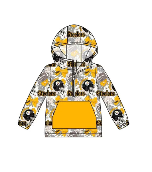 Baby Boys Sport Team Steelers Hoodie Top Preorder 3 MOQ