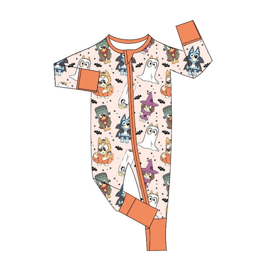 Baby Girls  Halloween Cartoon Dog  Romper Pre-order 3 MOQ