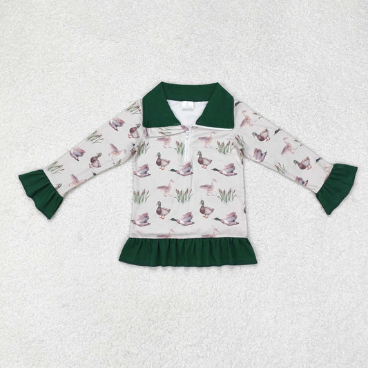 GT0605 Baby Girls Mallard Pullover Top