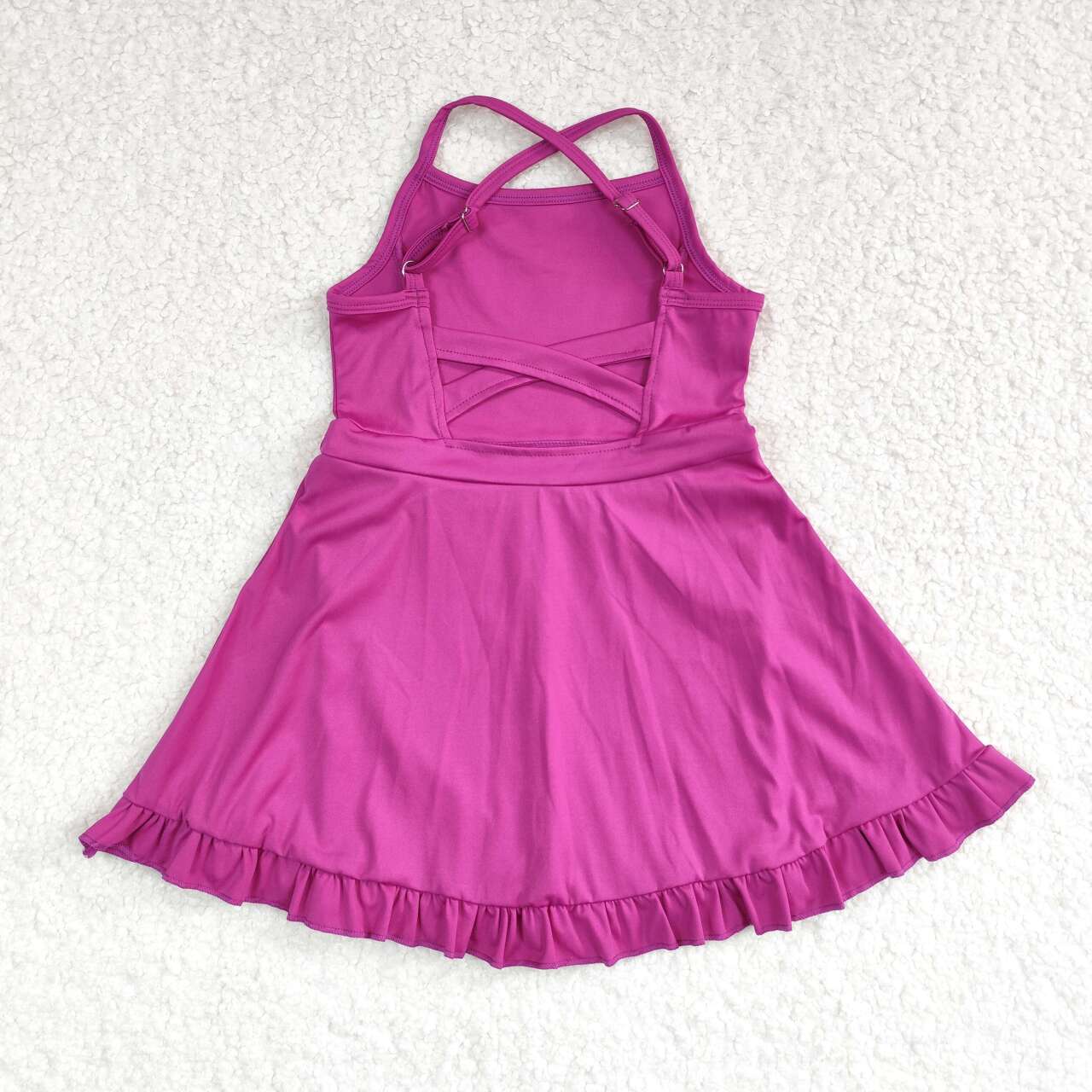 Baby Girls Burgandy Sport Dress Acive Wear