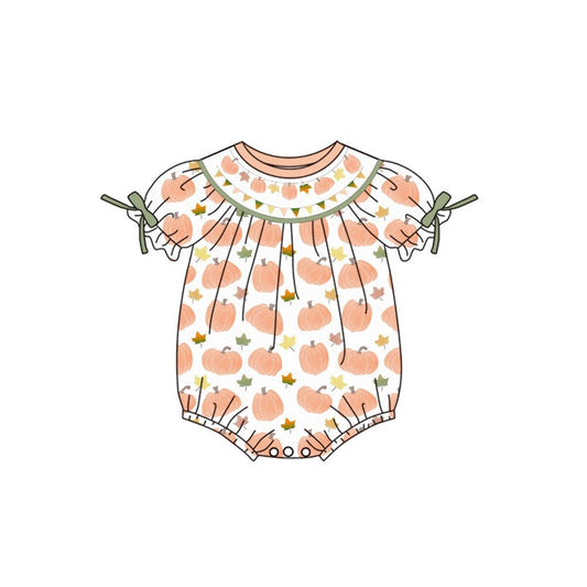 Baby  Girls Pumpkin Romper Pre-order 3 MOQ