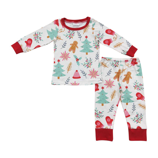 BLP0264 Kids Christmas Tree Gingersnap Boys Pajamas Set