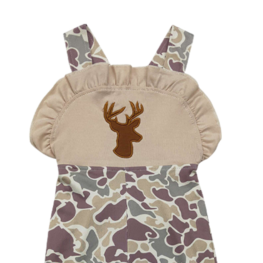USA SHop Baby Sibling Reindeer Camo Jumpsuit