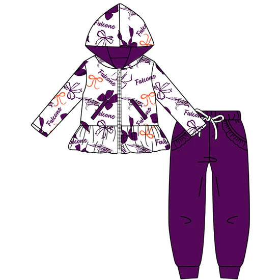 Preorder 5 MOQ Kids Sport Football Team Falcons Matching Clothing