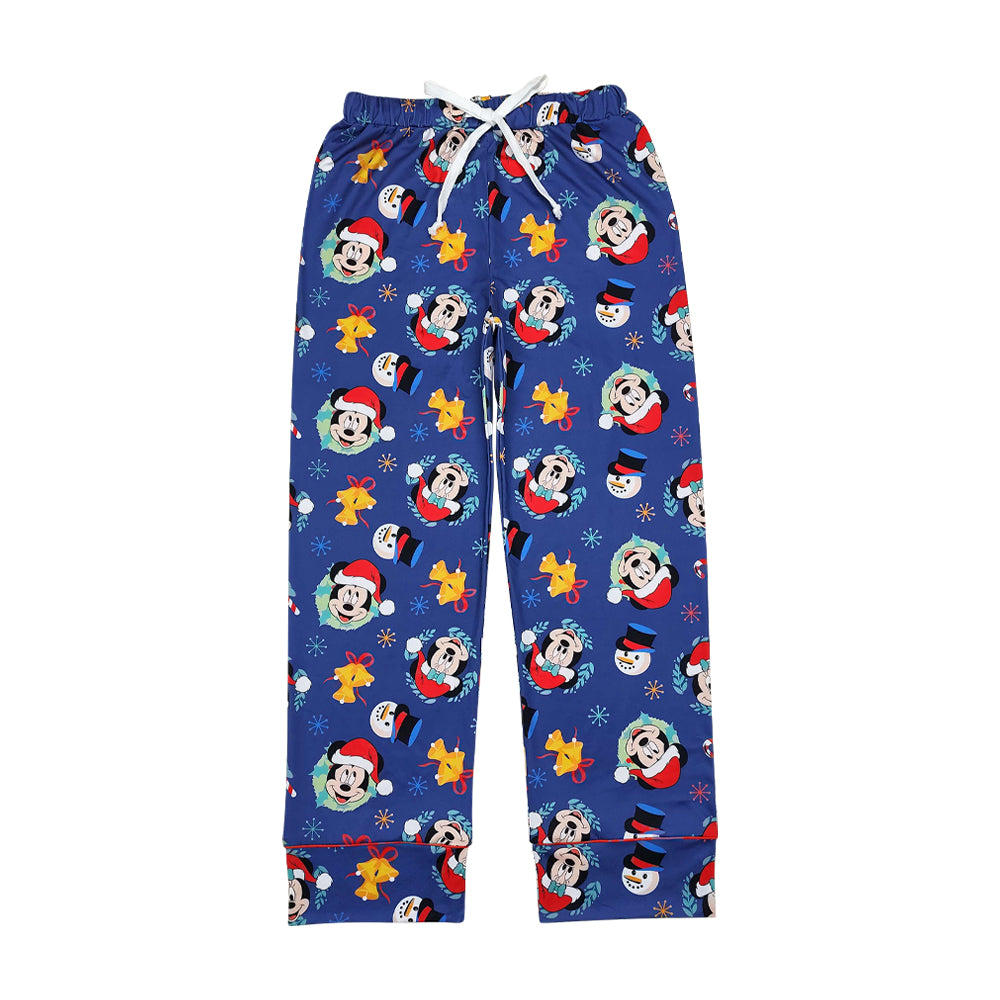 Adult Women Christmas Cartoon Mouse Pants