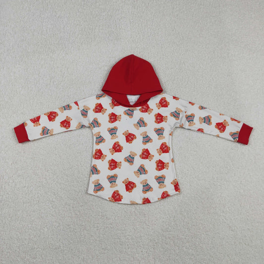 Baby Boys Cute Bear Long Sleeve Hoodie Top