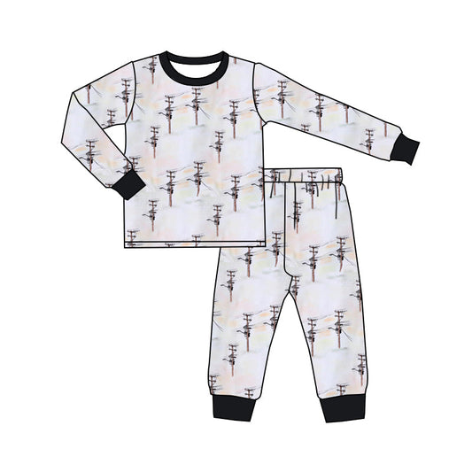 Long sleeves lineman kids boys pajamas Deadline :17 th 21