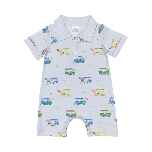 Baby Boys Golf Print Short Sleeve