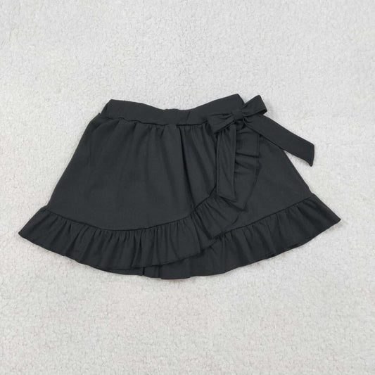Baby Girls Black Active Skirt With Ruffle