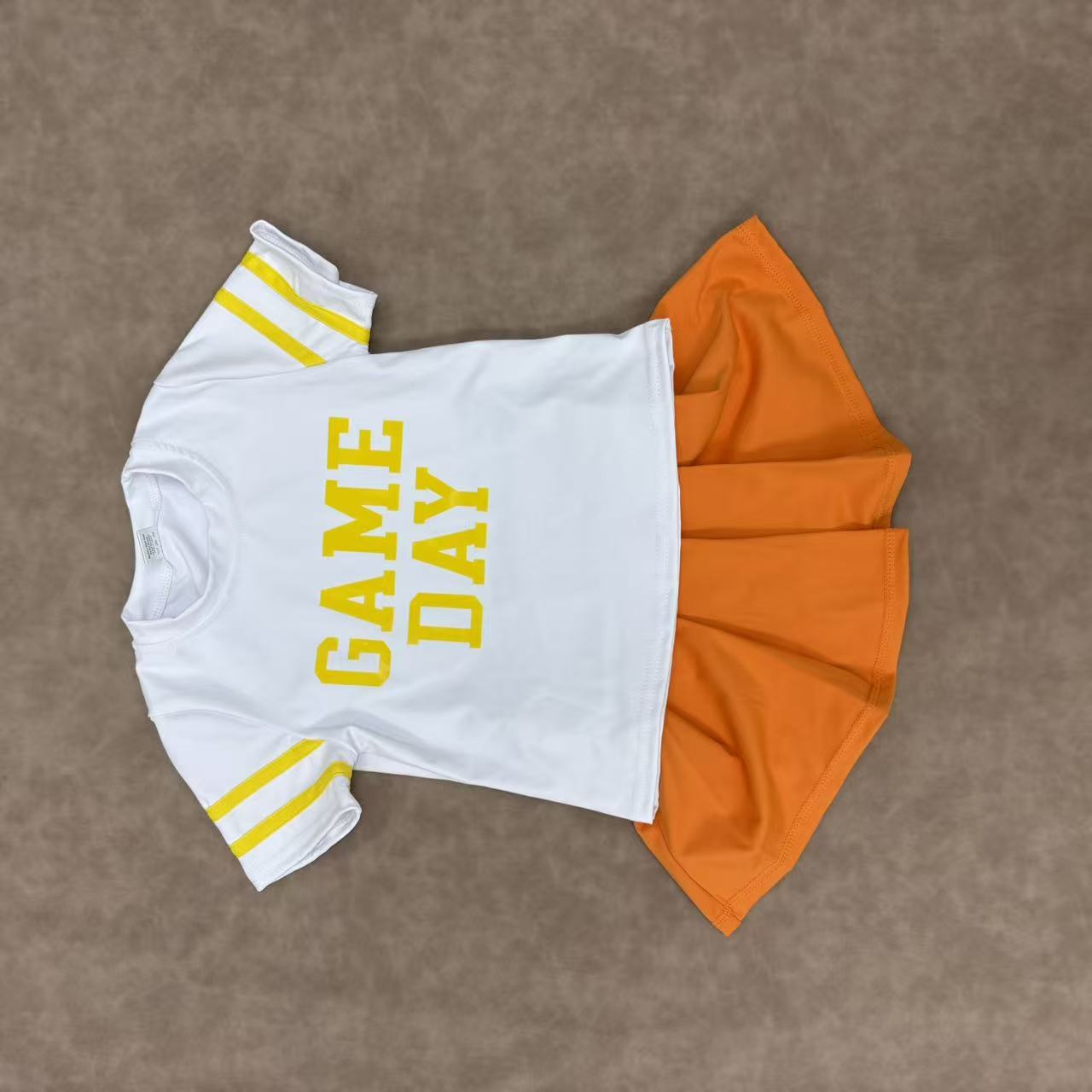 Baby Girls  Game Day Top With Skort Outfit  and Active Dress