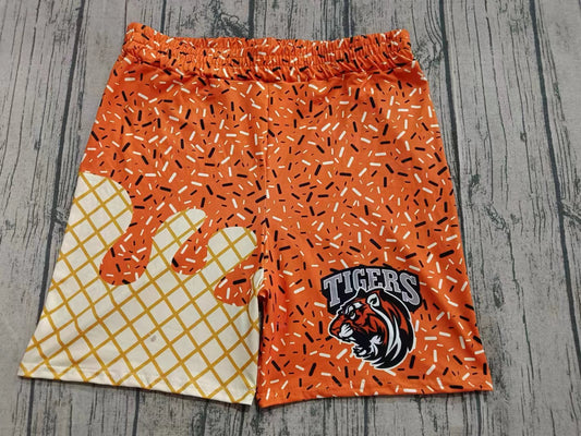 Preorder 5 MOQ Baby Boys  Ice Cream Drip Tigers Sport Team Shorts