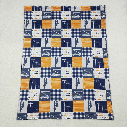 BL0075 Baby Boys Line Men Blanket