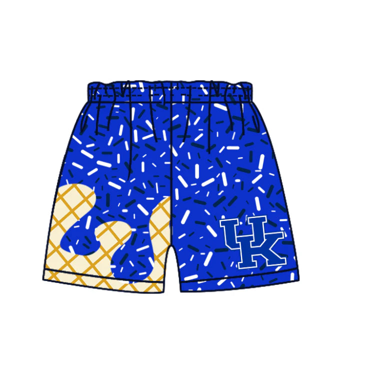 Preorder  5 MOQ，Baby Boys Football Team UK Team Blue Shorts