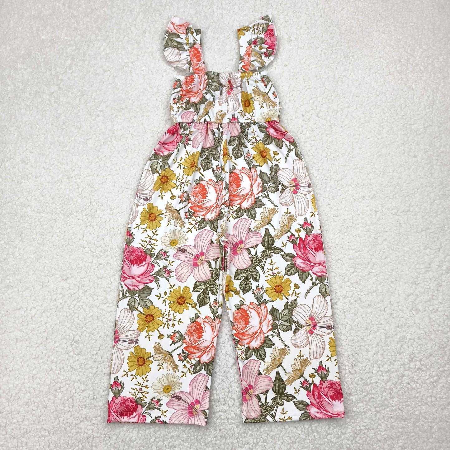 Baby Girls Summer Floral Jumpsuit