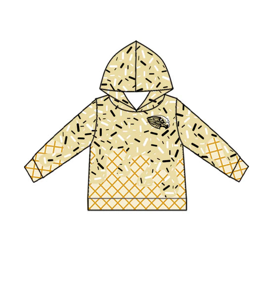 Preorder 5 MOQ Kids Sport Football Team Falcons Bow Matching Clothing