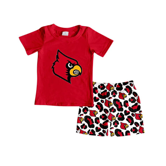 LOUISVILLE CARDINALS Boys Shorts Outfit Pre-order 3 MOQ
