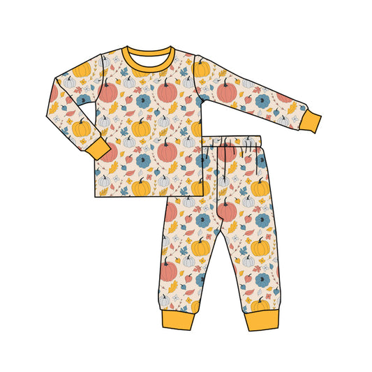 Baby Boys Pumpkin Pajama Set Pre-order 3 MOQ