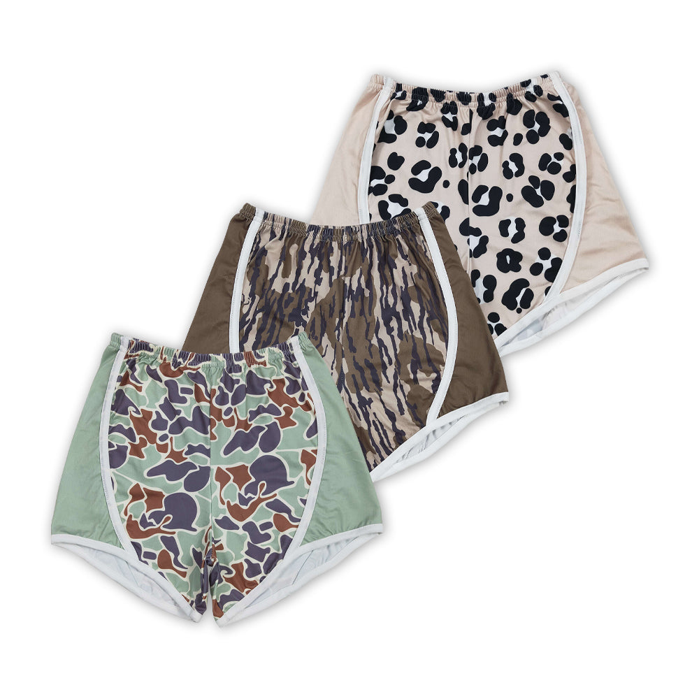 Toddler Girls Sibling Summer Leopard Camo Shorts