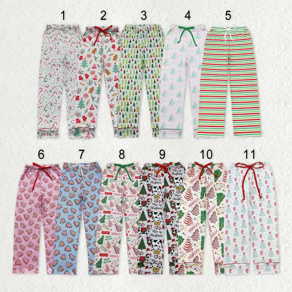 Adult Women Christmas Pajama Loose Pants