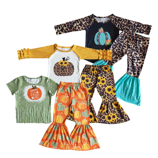 Kids Girls Fall Pumpkin Outfit $2.99
