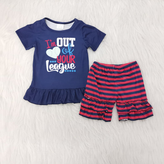 Baby Girls Baseball Outfit