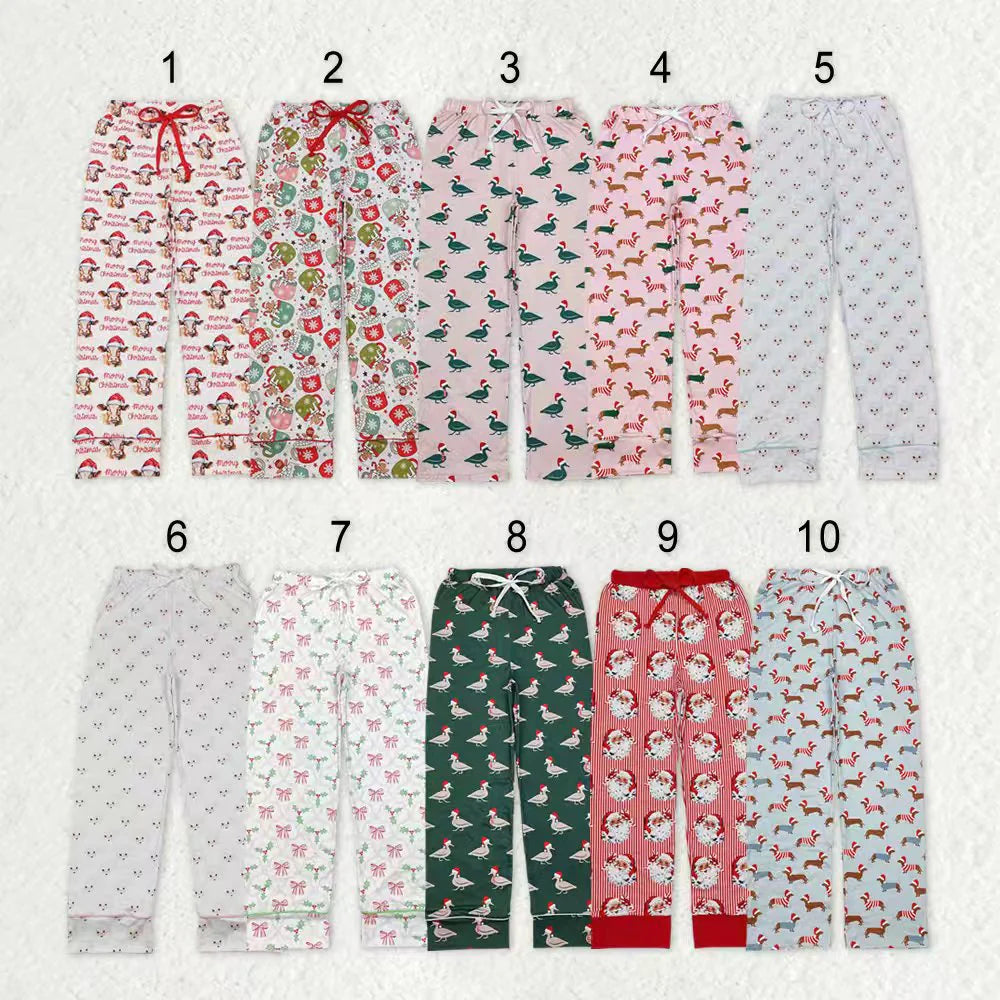 Adult Women Christmas Pajama Loose Pants